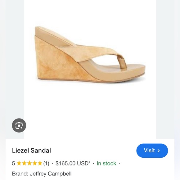 Jeffrey Campbell Liezel Sandal in Tan Suede - Picture 4 of 4